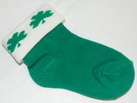 GREEN SHAM BABY SOX DOZEN